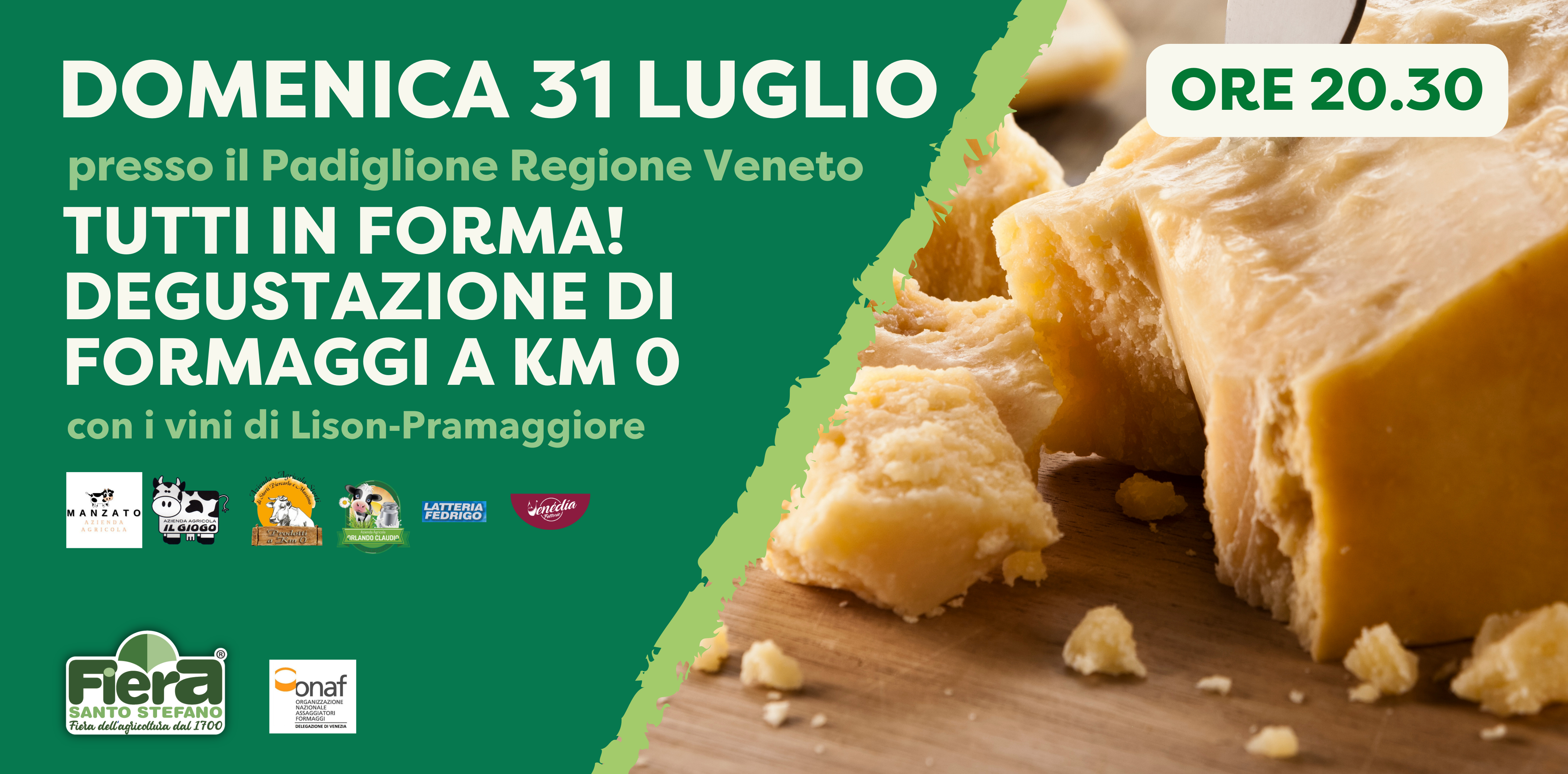Tutti in forma! – Degustazione di formaggi a km 0