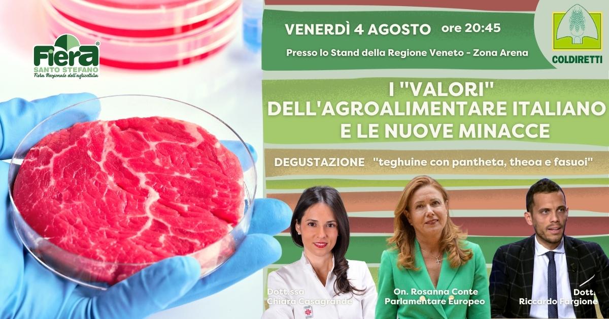 I “VALORI” DELL’AGROALIMENTARE  ITALIANO E LE NUOVE MINACCE