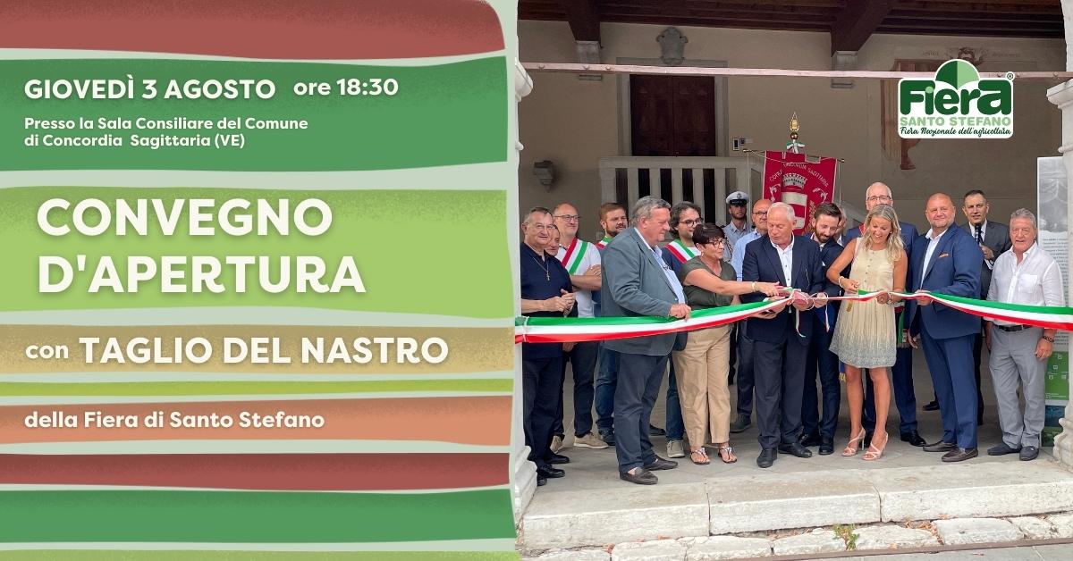 TAGLIO DEL NASTRO E CONVEGNO D’APERTURA