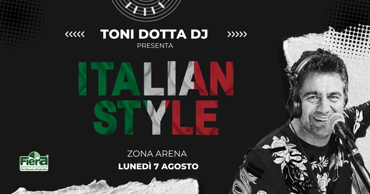 ITALIAN STYLE – DJ TONI DOTTA
