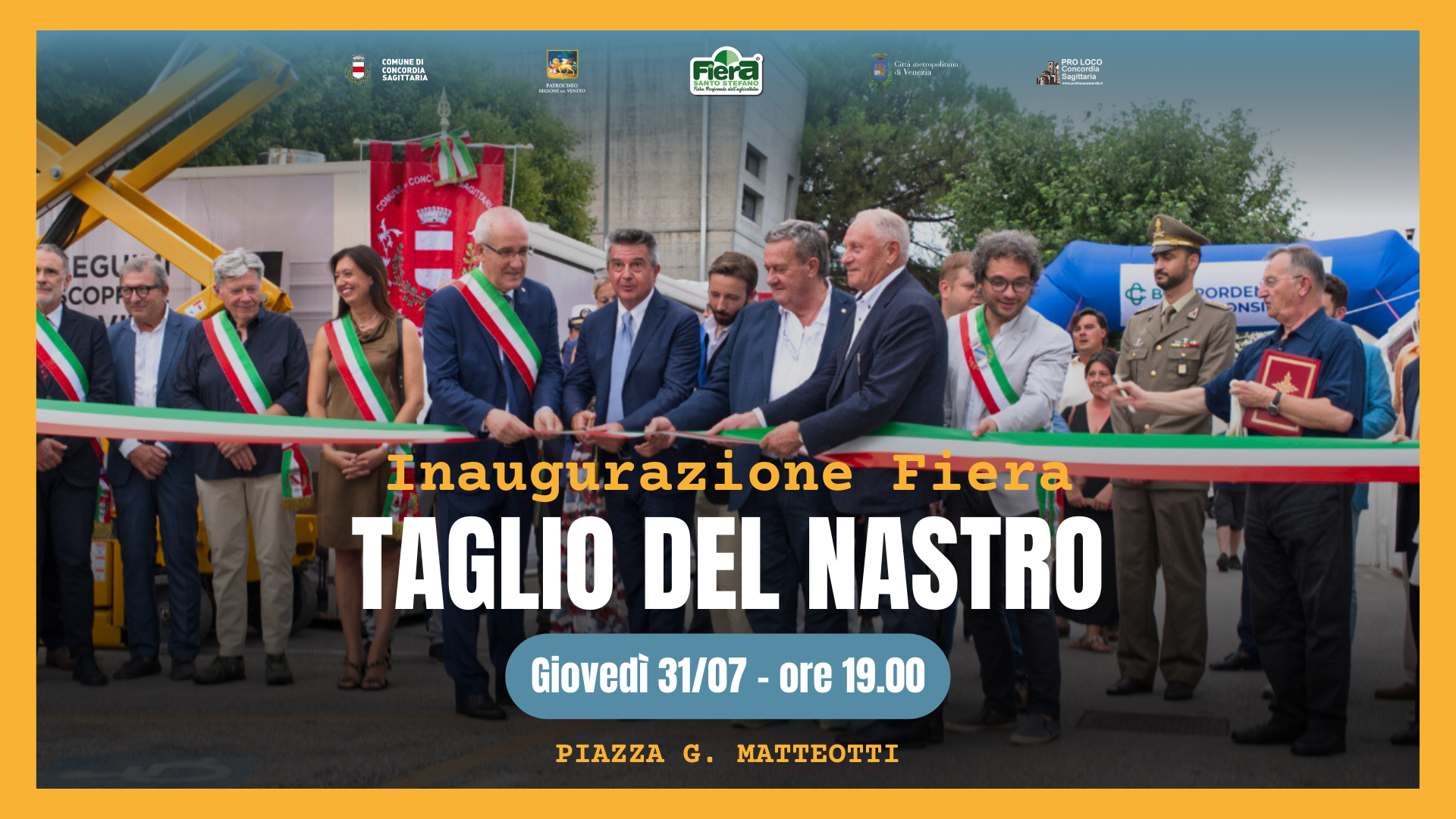 Inaugurazione Fiera con Taglio del Nastro