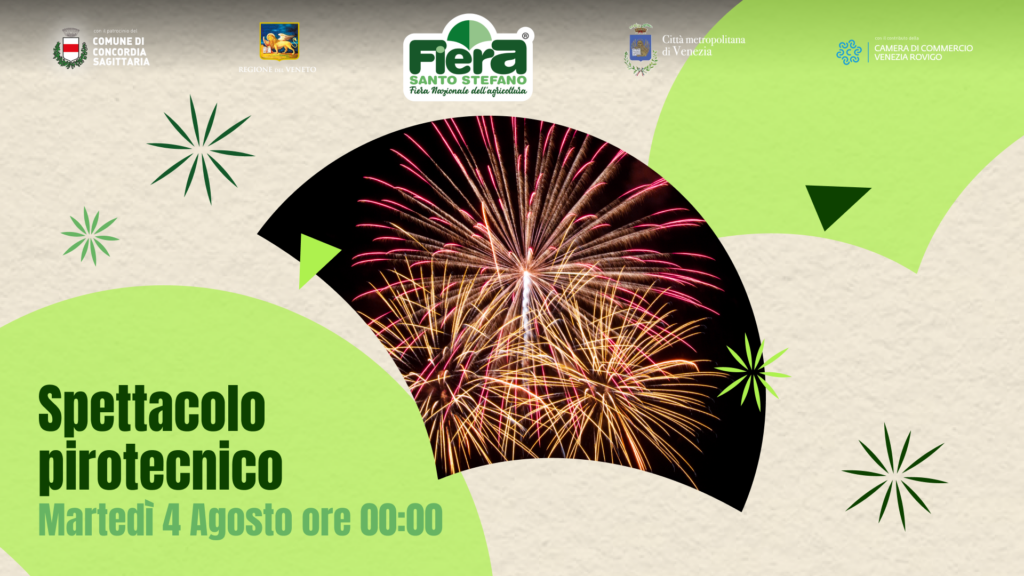 Chiusura Fiera con Spettacolo Pirotecnico