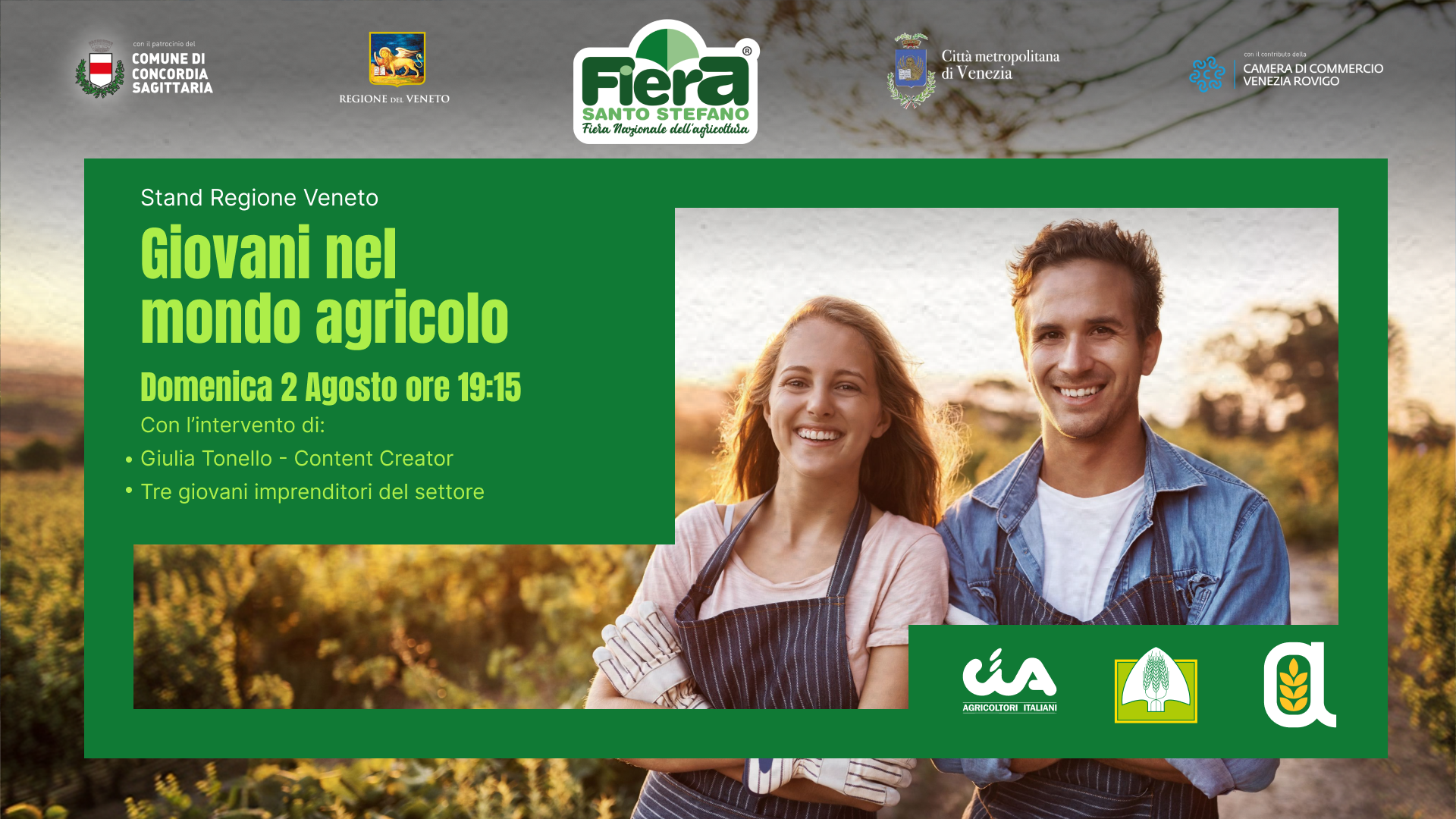 Giovani nel mondo agricolo