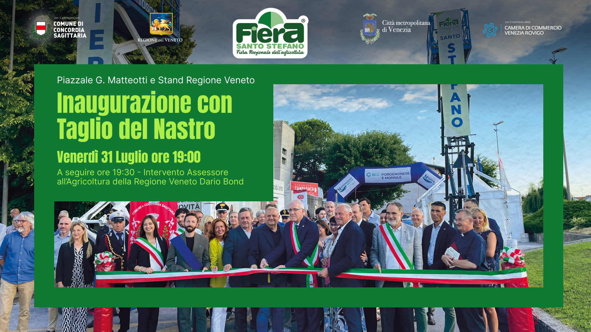 Inagurazione con Taglio del Nastro